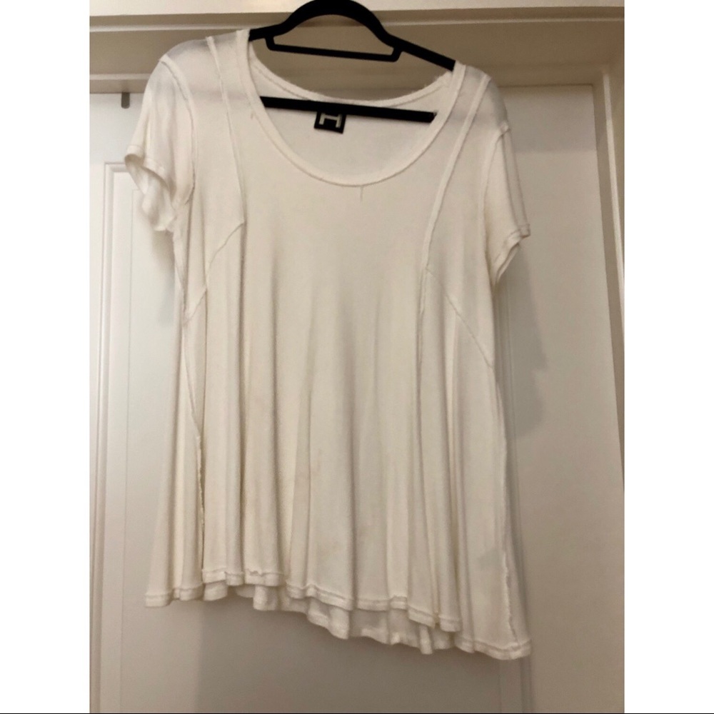 H by Bordeaux Scoop Neck Tee